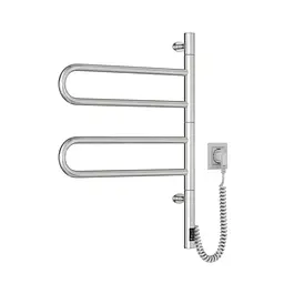 Електрична рушникосушка Navin Fouette 480x600 Sensor з таймером 00-044050-5080, Хром, Електронний