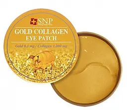 Патчі для шкіри навколо очей SNP Premium Gold Collagen з колагеном і золотом 60 шт