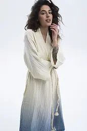 Халат Lotus Home - Nitra muslin denim S/M - мініатюра 5