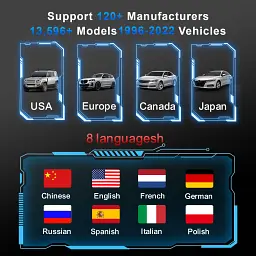 Універсальний автосканер Konnwei MAXOBD Професійний діагностичний автомобільний сканер ОБД2, EOBD, OBD2 (19515) - мініатюра 4