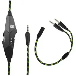 Накладні дротові навушники XPRO BK-43 Single Plug з мікрофоном темно-зелені (MER-15574_416) - мініатюра 4
