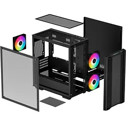 Корпус Deepcool CC360 ARGB (R-CC360-BKAPM3-G-1) [146748] - мініатюра 12