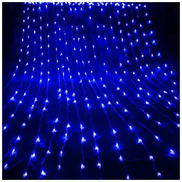Гірлянда ColorWay штора водоспад 3x3м 300LED 220V синя (CW-GW-300L33VWFBL) - мініатюра 5