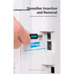 Кабель для принтера USB-C 2.0 to BM 2.0m 2.4А 480Mbps Vention (CQUBH) - мініатюра 9