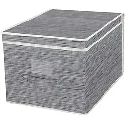 Короб складний з кришкою Handy Home, 40x30x25 см, сірий (ASH-01)