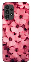 Чохол Demsky Pink flowers для Samsung Galaxy A13 4G