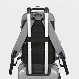 Рюкзак міський No Brand SK-6012 43х27 см Gray 12654-84501 - мініатюра 7