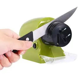 Точилка Sharp Swifty WJ24 для ножів і ножиць електрична Green (do060) - мініатюра 2