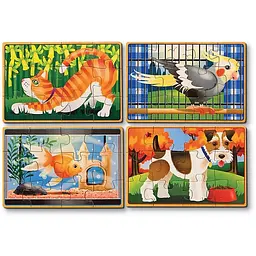 Пазл Melissa & Doug Домашні тварини набір з 4 пазлів в коробці (MD3790) - мініатюра 3