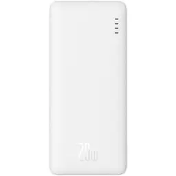 Портативний акумулятор Baseus Airpow Fast Charge 20W 10000mAh white (PPQD090002)