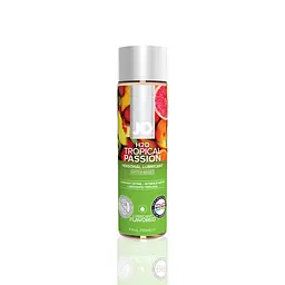 Змазка на водній основі JO H2O — Tropical Passion (120 мл) без цукру, рослинний гліцерин - мініатюра 1