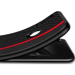 Чохол накладка Primo Cenmaso для Samsung Galaxy M20 2019 ( SMM205 ) Black&Red - мініатюра 2