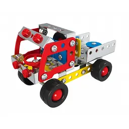 Дитячий металевий конструктор Будівельна техніка 5 машинок 244 деталі X638-4 - мініатюра 5