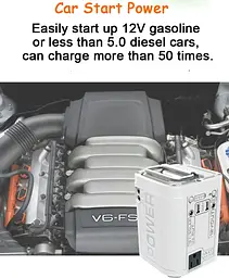 Портативна електростанція Jump starter P01 Power station зовнішній акумулятор - мініатюра 5