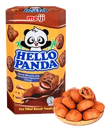 Шоколадне печиво Meiji Hello Panda Cocoa Biscuits Chocolate 42г - мініатюра 3