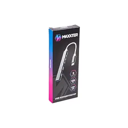 Концентратор Maxxter USB-C to 1xUSB 3.0 + 2xUSB 2.0 + 1xUSB-C PD100W + 1xUSB-C (HU3C-4P1PD-01) - мініатюра 4