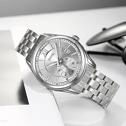 Наручний годинник чоловічий 9319SISI Silver-Silver Skmei acs0030924 - мініатюра 3