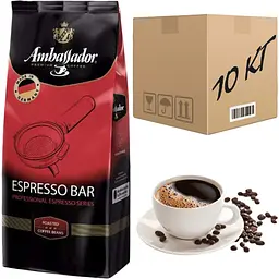Кава в зернах Ambassador Espresso Bar 1 кг (ящик 10 кг)