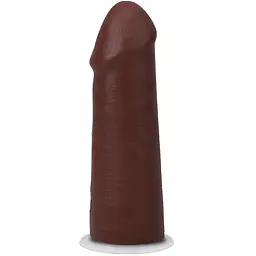 Фалоімітатор Doc Johnson The Realistic Cock ULTSAKYN 5 Inch, шоколадний - мініатюра 2