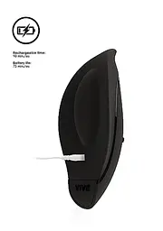Вібратор Vive Minu Lay On 8.5 см (чорний) - мініатюра 9