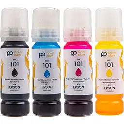 Комплект чорнил PowerPlant 101 для Epson L4150, 4х70г (PP101SET)