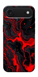 TPU чохол Demsky Black red marble для Apple iPhone 17 Air (6.5")