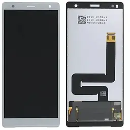 Дисплей Sony H8216 Xperia XZ2 /H8266 /H8276 /H8296 сріблястий, Liquid Silver, PRC