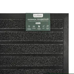 Килимок гумовий Eco Fabric з вставками з поліпропіленового ворсу сірий 40 х 60 см (4060-901) - мініатюра 9