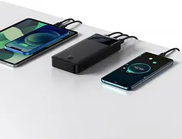 Портативний Акумулятор Power Bank Baseus 20000 mAh 15W Чорний (Оригінал) - мініатюра 7