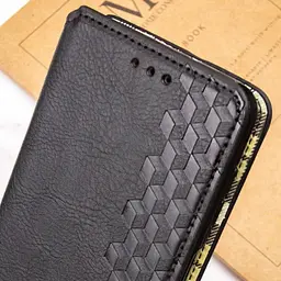 Чохол-книжка Rubic Leather Case для Redmi Note 13 Pro 5G/Poco X6 5G Black [120836] - мініатюра 4