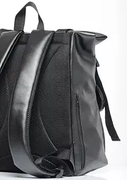 Рюкзак ролл Sambag унісекс RollTop Milton принт крокодила з клапаном чорний 41 х 30 х 16 см (24251070) - мініатюра 5