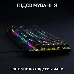 Клавіатура Logitech G PRO X TKL RAPID Gaming (L920-013233) Black (920-013233) - мініатюра 6