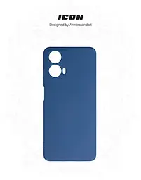 Чехол ArmorStandart ICON для Motorola G24 Camera cover Dark Blue (ARM74301) - мініатюра 3