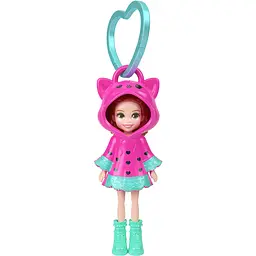 Мінілялька-брелок Polly Pocket у худі в асортименті (JMN38) - мініатюра 4