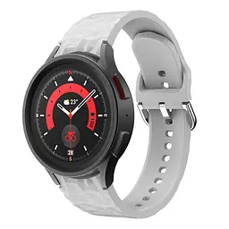 Браслет Diamond Samsung Galaxy Watch 6 Classic 43mm 6 Classic 47mm - сірий ширина кріплення 20мм силікон Watchbands (W28-4WB12723352) - мініатюра 2