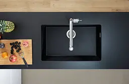 Кухонна мийка Hansgrohe S510-U660 під стільницю 710x450 Graphiteblack 43432170, Чорний - мініатюра 3