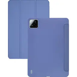Чохол-книжка DK для Xiaomi Pad 7/7 Pro 11.2" екошкіра/силікон Smart Case lavender grey
