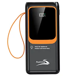 Повербанк Aspiring Light 40 PD22.5W, 40000 mAh - мініатюра 7