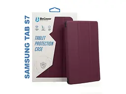 Чохол BeCover Smart Case для Samsung Galaxy Tab S7 SM-T875 Red Wine (705224)