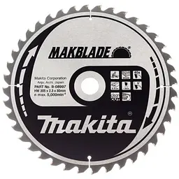 Диск пиляльний по дереву 305х30 мм 40T Makita Makblade B-08997