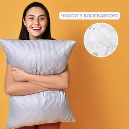 Подушка Ideia NORDIC COMFORT+ 50х70 см чохол зі стібкою та блискавкою (8-34694*002) - мініатюра 4