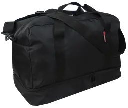 Дорожня сумка з відділом взуття 40L чорна Wallaby sum0028887 - мініатюра 2