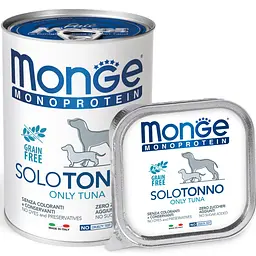 Паштет Monge Dog Solo з тунцем для собак усіх порід 150 гр