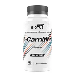 L-карнітин, L-Carnitine, Biotus, 120 капсул (BIO-532146)