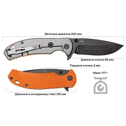 Ніж Skif Sturdy II BSW Orange - мініатюра 9