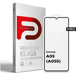 Скло захисне Armorstandart Pro Samsung A05 (A055) Black (ARM73266)