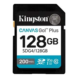 Карта пам'яті SDXC, 128Gb, Canvas Go! Plus Kingston teh0020704