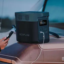 Зарядна станція EcoFlow E2000 2400W 2048Wh EU швидка зарядка , Євро розетки - мініатюра 6