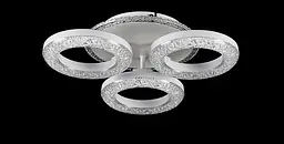 Люстра стельова LED Splendid Ray L2722/3, 70W, білий, метал, акрил, сучасний стиль з пультом і димером
