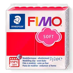 Полімерна глина Fimo Soft, 57 г., Індійська червона, (8020-24)